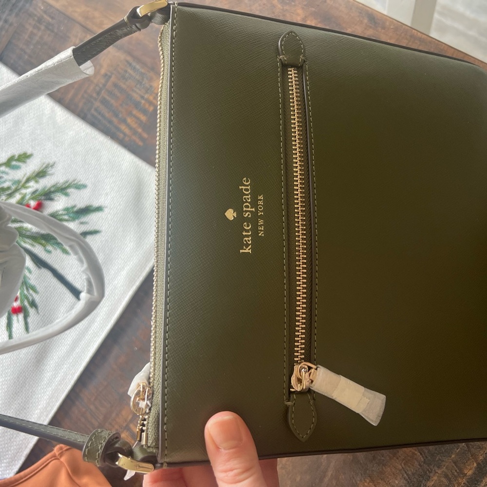 Kate Spade Olive Green Crossbody Bag - Picture 8 of 9